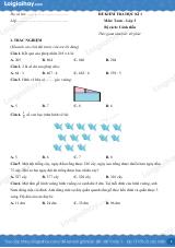 Đề kiểm tra học kì 1 Toán 3 Cánh diều - Đề số 7